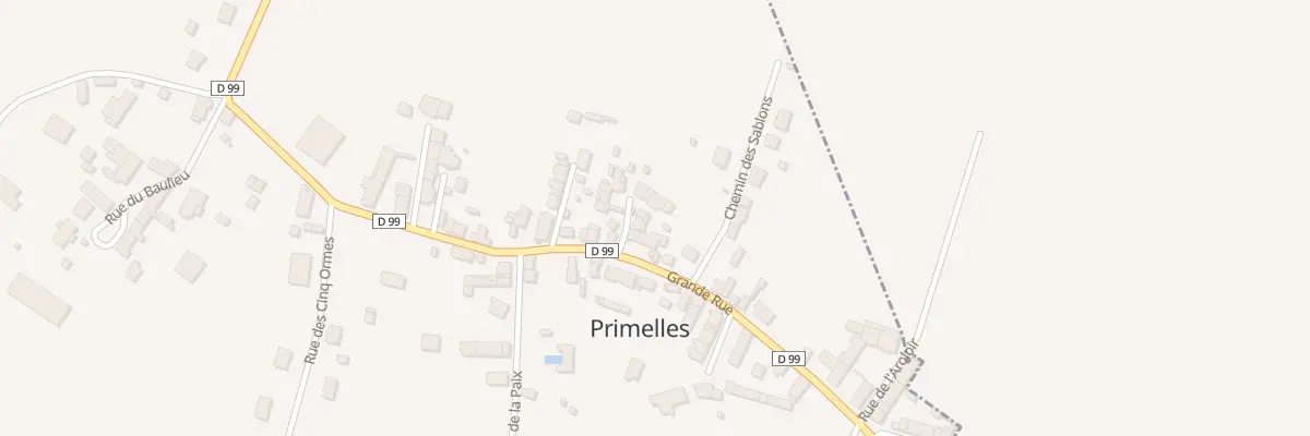 Plan du 10 Imp des Hirondelles à Primelles