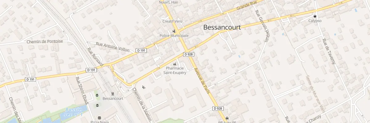 Plan du 2T Av de Paris à Bessancourt