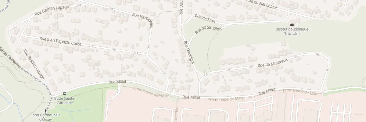 Plan du 20 Rue Daubigny à Villebon-sur-Yvette