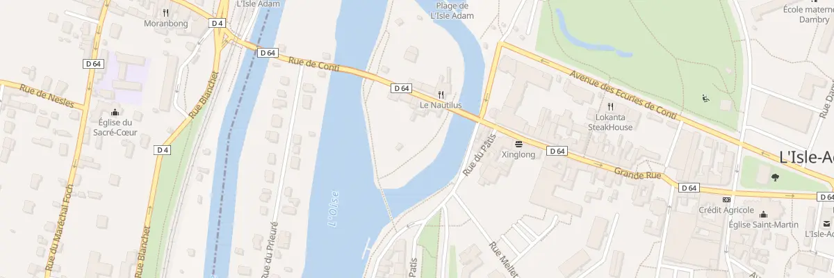 Plan du 8 Rue de Conti à L’Isle-Adam
