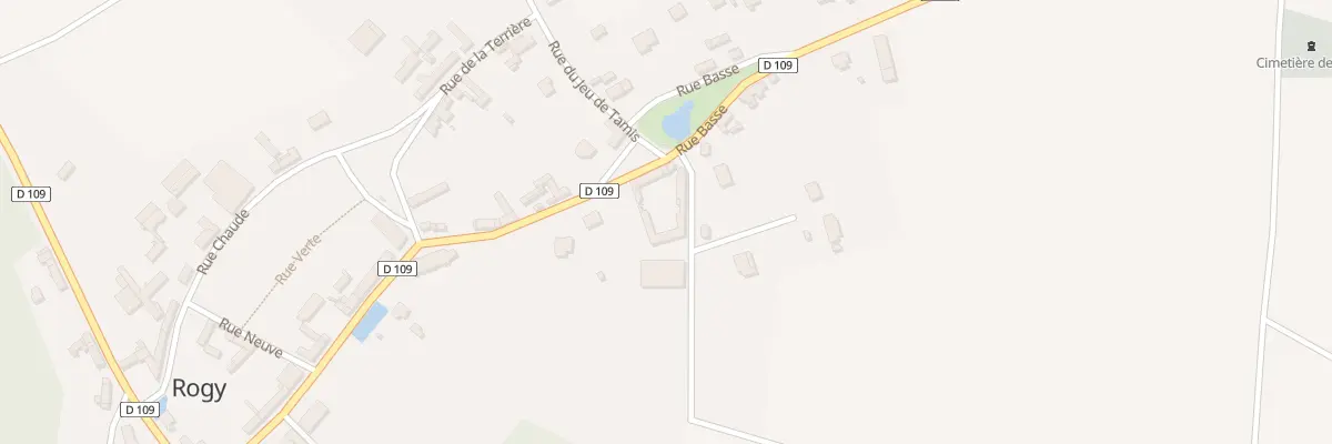 Plan du 4 Rue de l’Église à Rogy