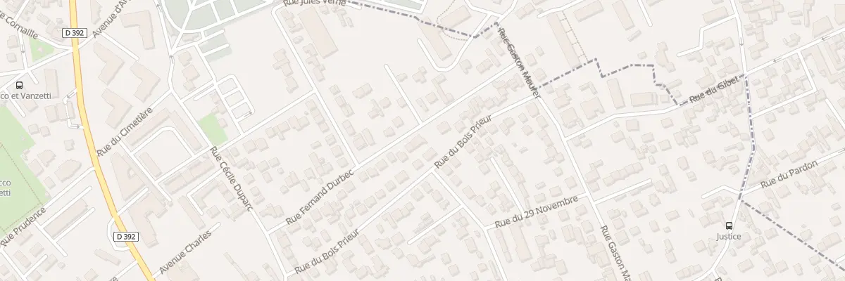 Plan du 21 Rue Fernand Durbec à Bezons