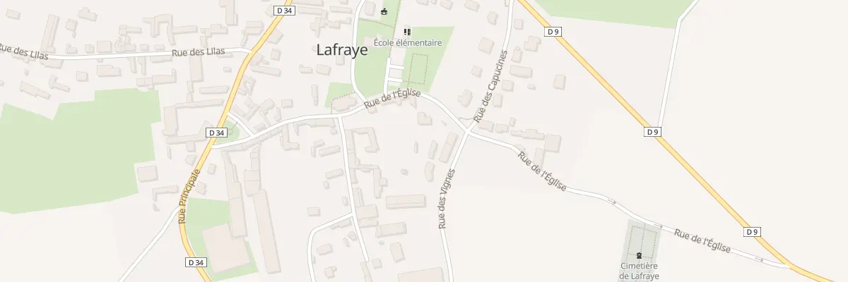 Plan du 22 Rue de l’Eglise à Lafraye