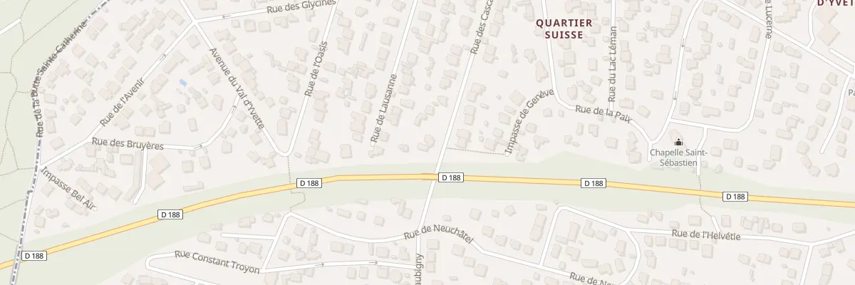 Plan du 38 Rue des Cascades à Villebon-sur-Yvette
