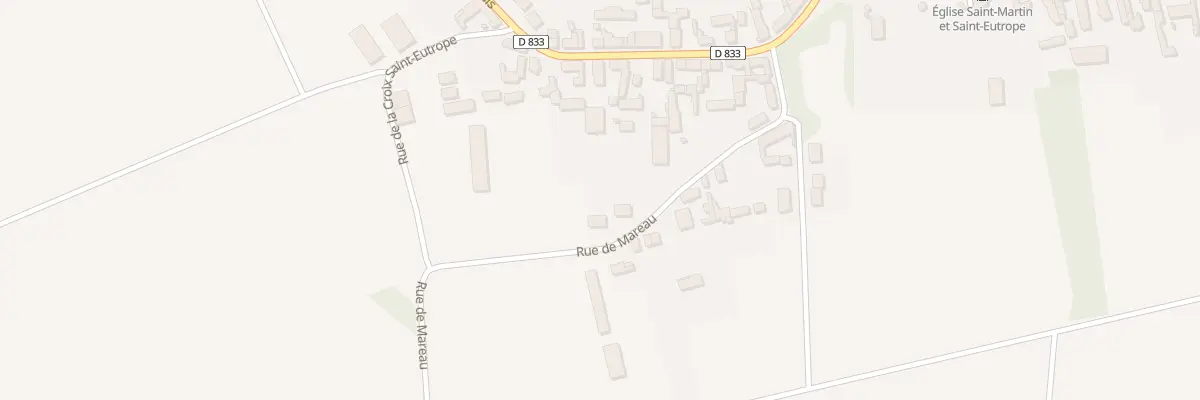 Plan du 10 Rue de Mareau à Laas
