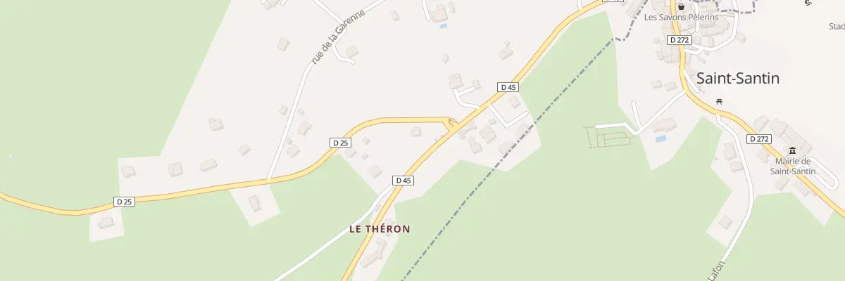 Plan du 6038 Le Theron à Saint-Santin-de-Maurs