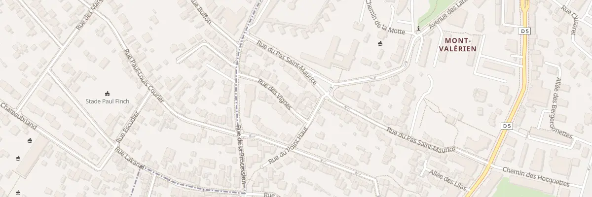 Plan du 8 Rue des Vignes à Suresnes