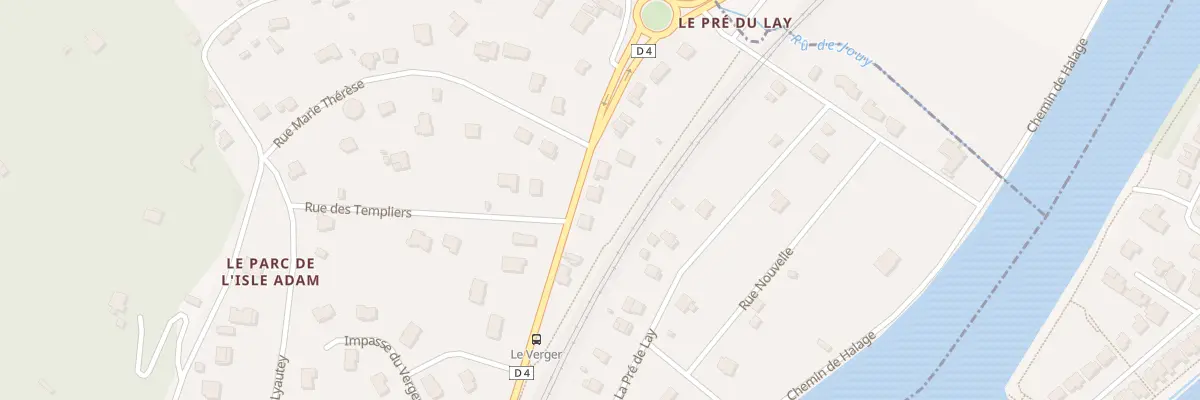 Plan du 6B Rue Raymond Poincaré à Parmain