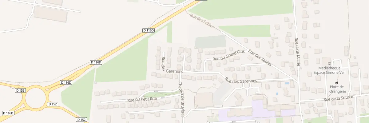 Plan du 18 All de la Croix du Siège à Ollainville