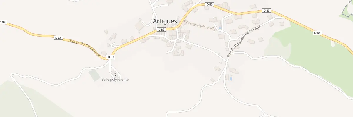 Plan du 26 Le Village à Artigues