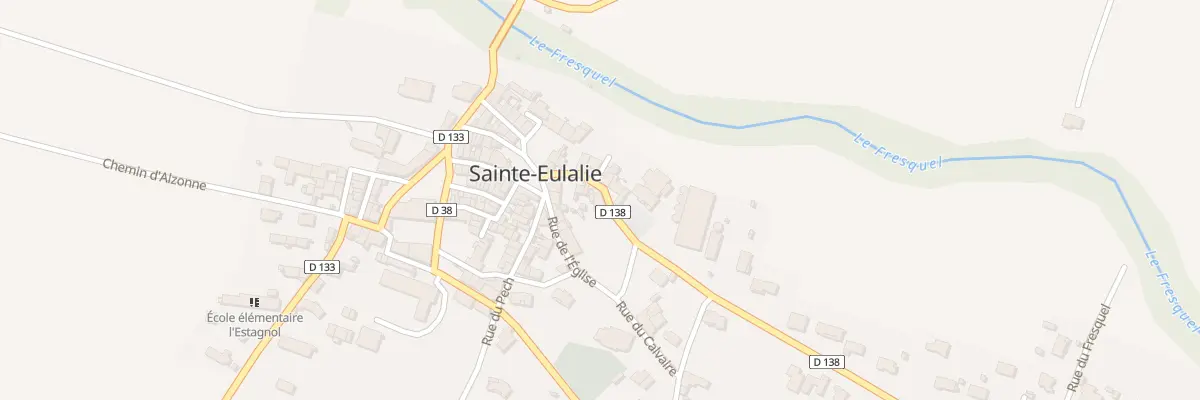 Plan du 8 Rue des Muriers à Sainte-Eulalie