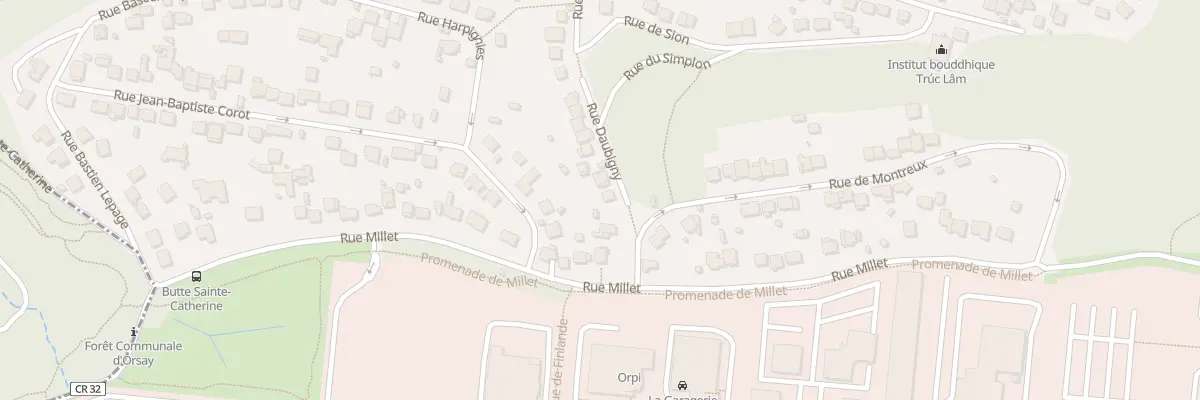 Plan du 24 Rue Daubigny à Villebon-sur-Yvette
