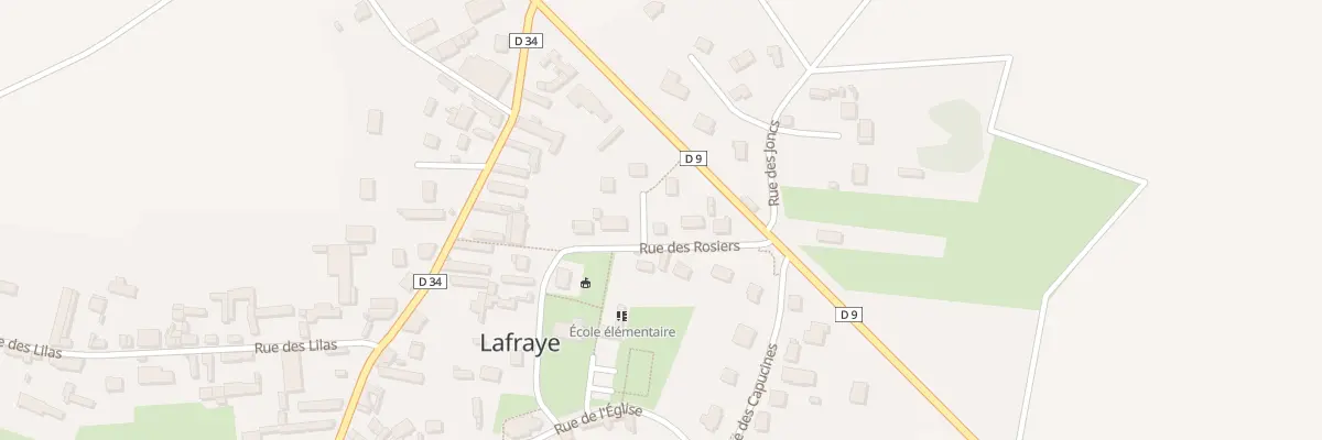 Plan du 25 Rue des Rosiers à Lafraye