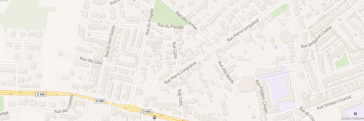 Plan du 634 Rue Pierre Longueval à Loon-Plage