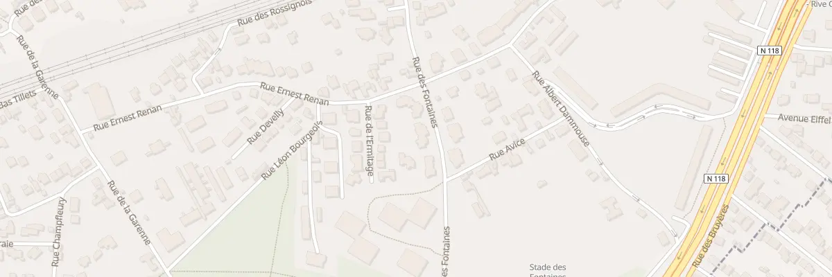 Plan du 39 Rue Ernest Renan à Sèvres