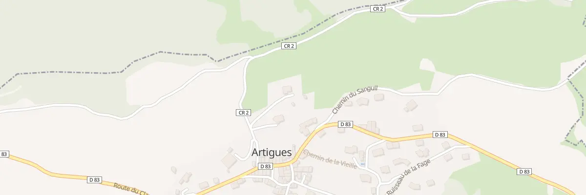 Plan du 5001 Le Sanguil à Artigues