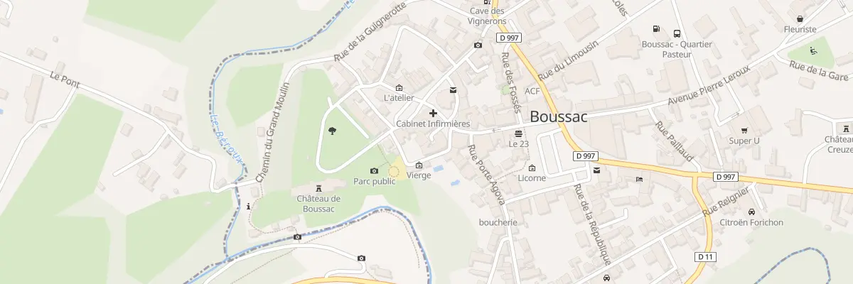 Plan du 5 Rue du Puits à Boussac