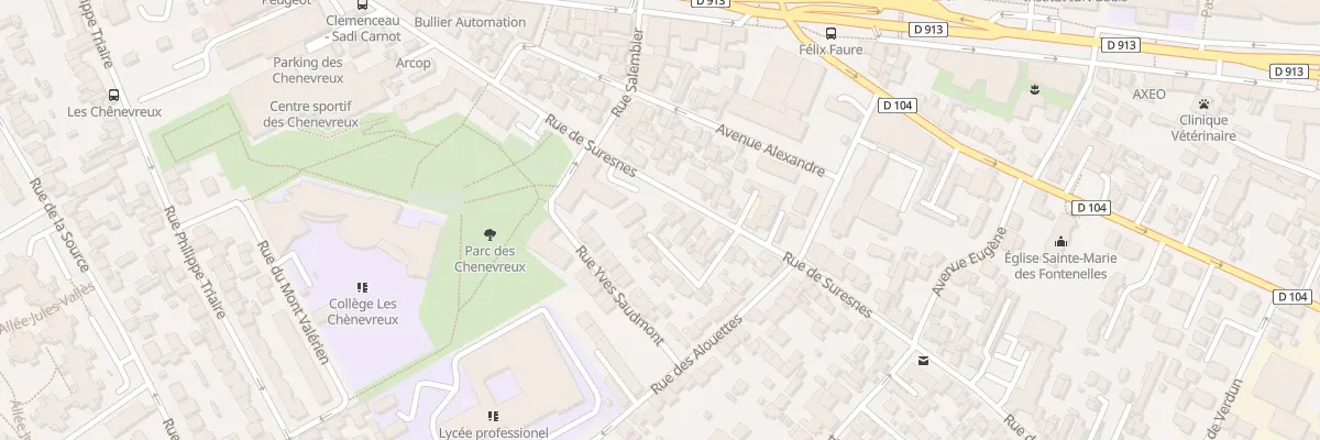 Plan du 76 Rue de Suresnes à Nanterre
