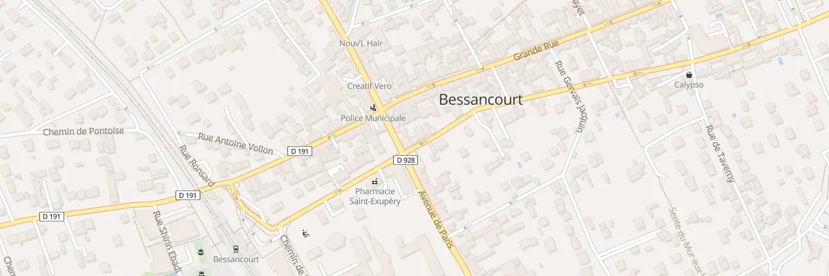 Plan du 1 Rue de l’Est à Bessancourt