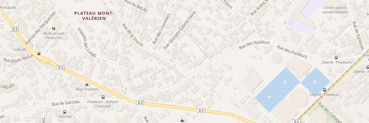 Plan du 209 Rue de la Source à Nanterre