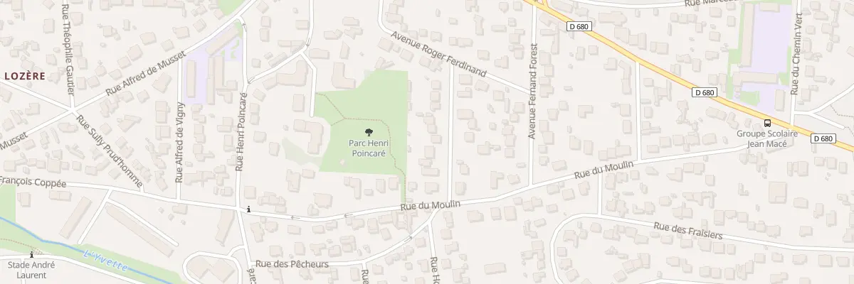 Plan du 14 Rue Jean de la Fontaine à Palaiseau