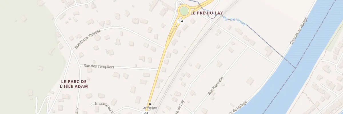 Plan du 6T Rue Raymond Poincaré à Parmain