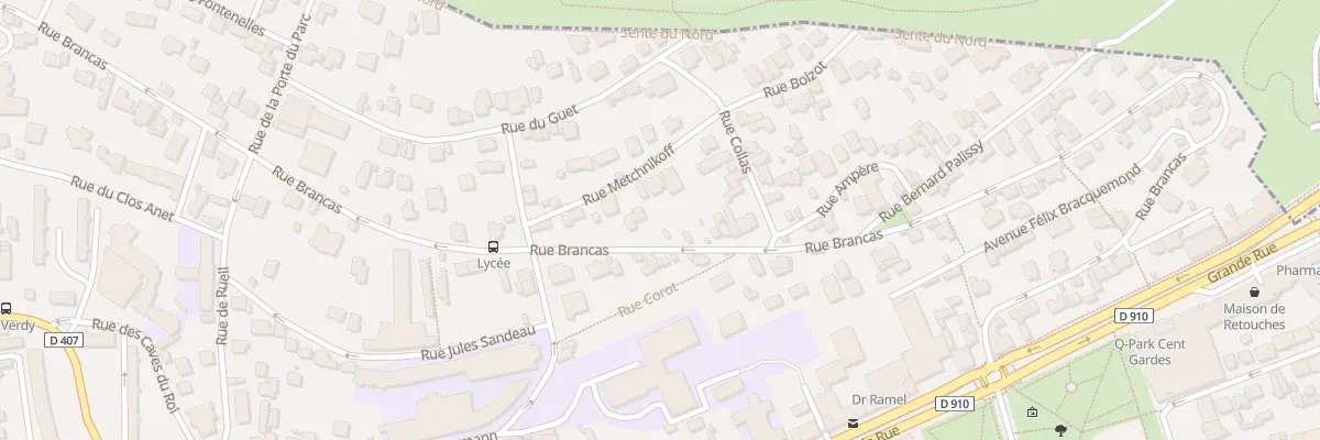Plan du 54 Rue Brancas à Sèvres