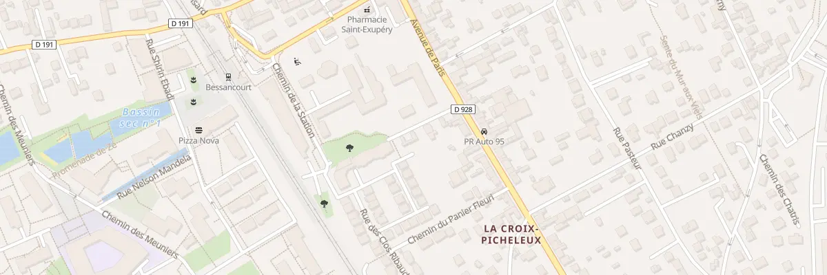 Plan du 5 Rue de la Station à Bessancourt