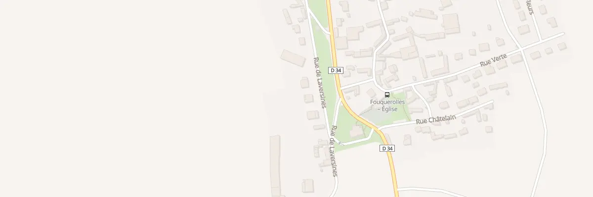 Plan du 7 Rue de Laversines à Fouquerolles