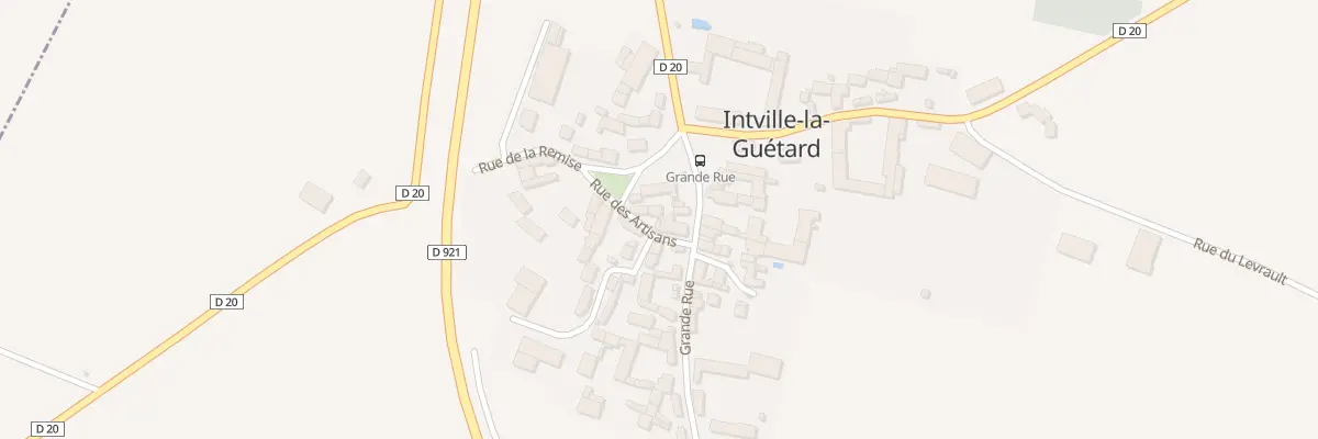 Plan du 2 Rue des Artisans à Intville-la-Guétard