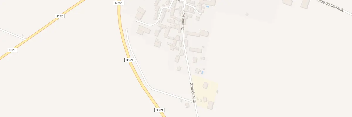 Plan du 1E Gr Grande Rue à Intville-la-Guétard