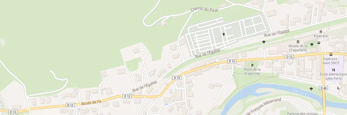 Plan du 15 Rue de l’Egalité à Espéraza