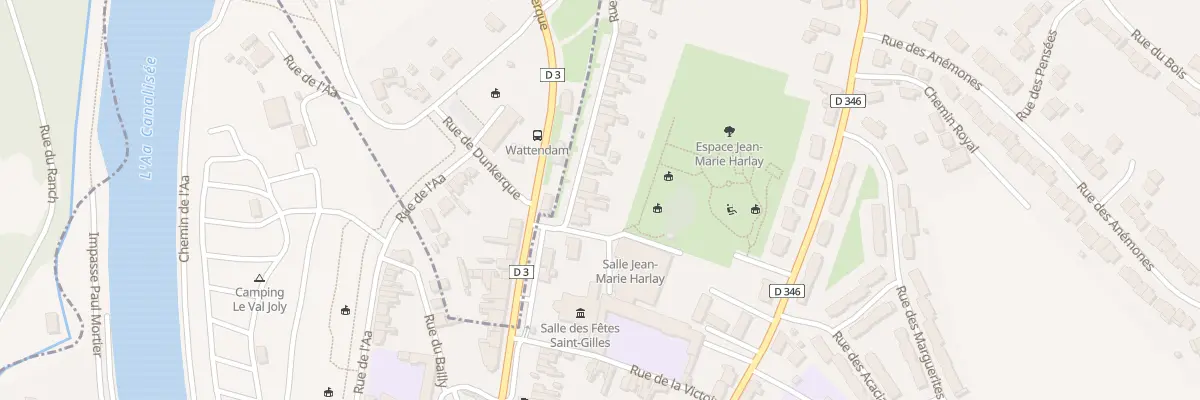 Plan du 6 Rue de la Colme à Watten