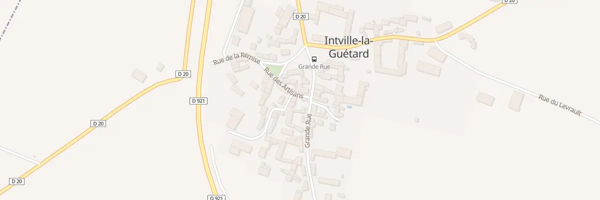 Plan du 1 Rue des Artisans à Intville-la-Guétard