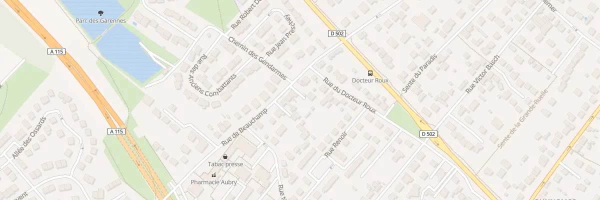 Plan du 89 Rue de Beauchamp à Taverny