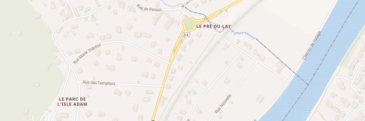 Plan du 8 Rue Raymond Poincaré à Parmain