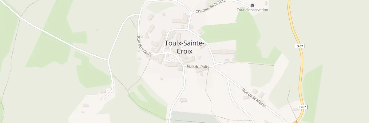 Plan du 1 Rue du Puits à Toulx-Sainte-Croix