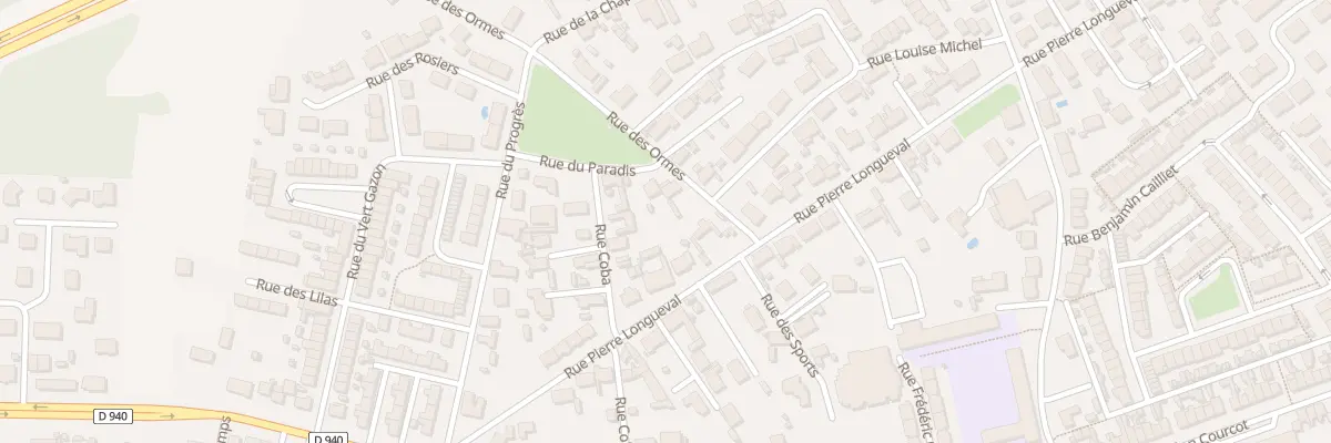 Plan du 15 Rue du Paradis à Loon-Plage