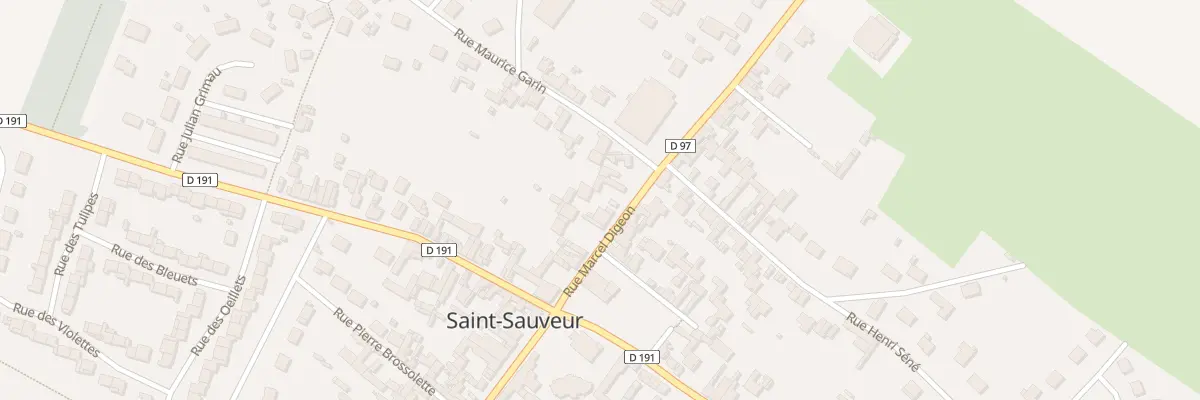 Plan du 93 Rue Marcel Digeon à Saint-Sauveur