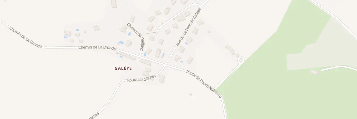 Plan du 2 La Font de Galeye à Navès