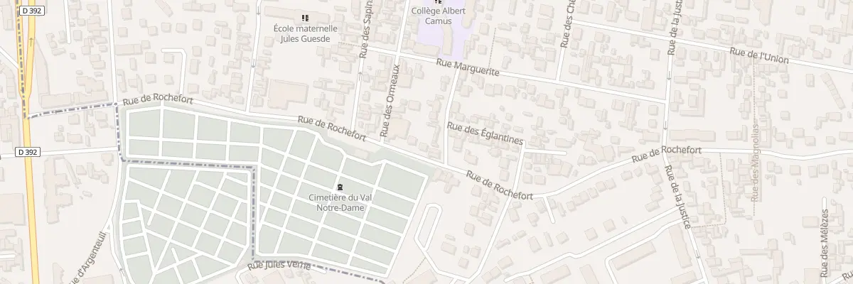 Plan du 96 Rue de Rochefort à Argenteuil