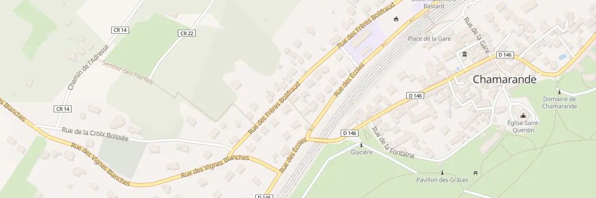 Plan du 23 Rue des Frères Bolifraud à Chamarande