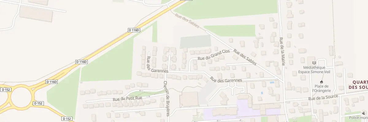 Plan du 3 Rue du Grand Clos à Ollainville