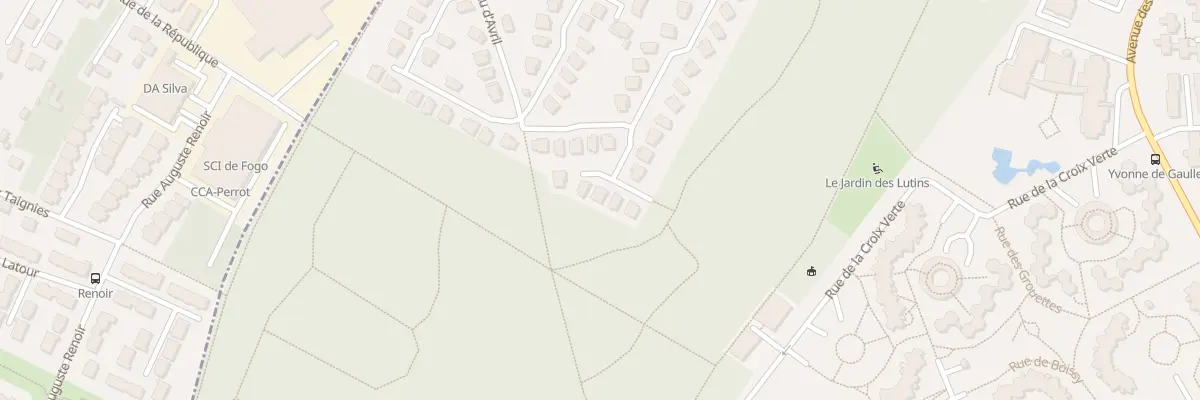 Plan du 5 All du Morvan à Franconville