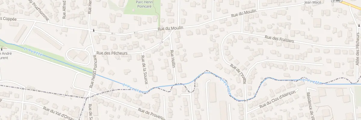 Plan du 7 Rue Hollin à Palaiseau