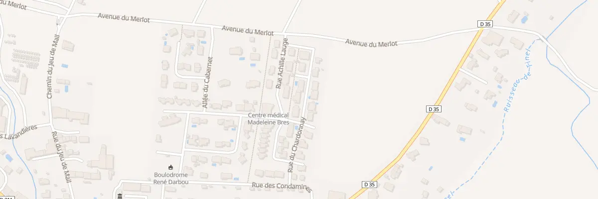 Plan du 9 Rue du Chardonnay à Arzens