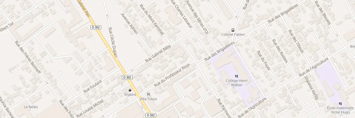 Plan du 87 Rue Parmentier à Bezons