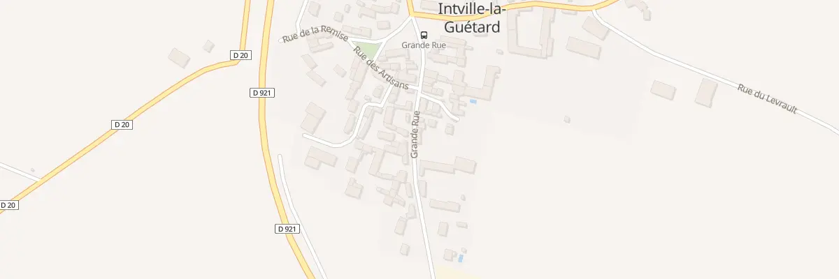 Plan du 8 Gr Grande Rue à Intville-la-Guétard