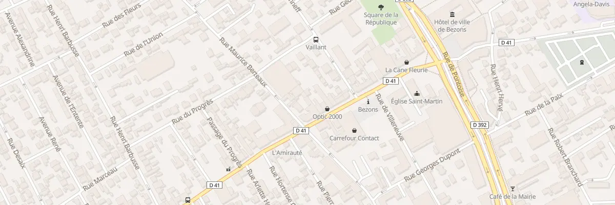 Plan du 58 Rue Maurice Berteaux à Bezons