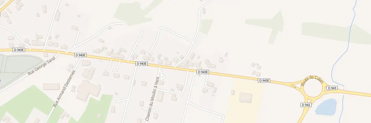 Plan du 39 Rte de Culan à Châteaumeillant